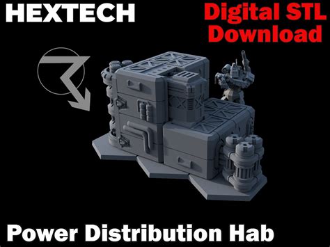 Hextech Delta Drop Base Stl Digital Download Compatible Etsy Canada