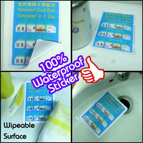 #1 Express Sticker Printing in Singapore | White PVC | OneDayPrint