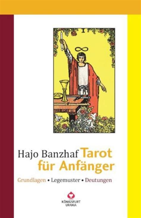 Tarot F R Anf Nger Von Hajo Banzhaf Buch Thalia