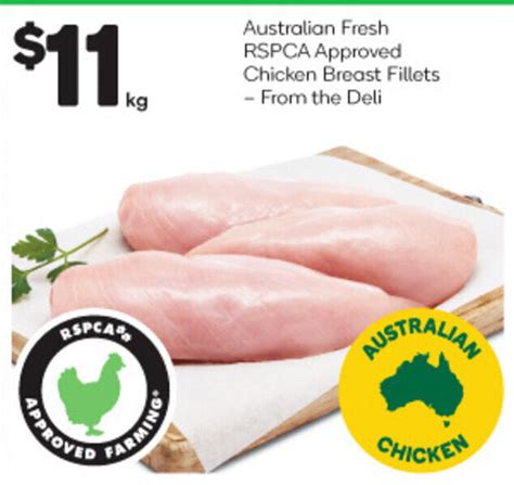 Australian Fresh Rspca Approved Chicken Breast Fillets From The Deli