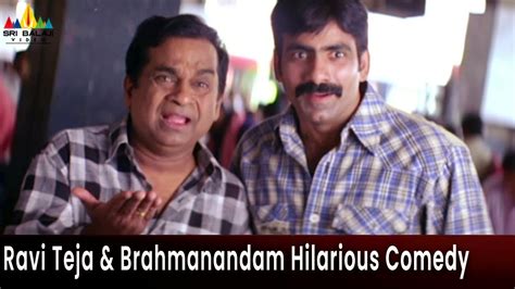 Ravi Teja Brahmanandam Hilarious Comedy Vikramarkudu Telugu Movie