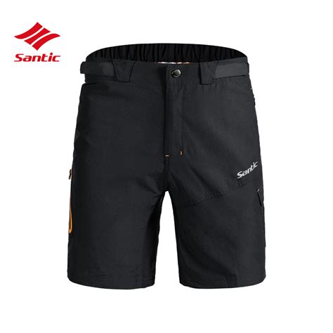 Santic Men S Mountain Bike Shorts Loose Fit Mtb Shorts Zipper Pockets