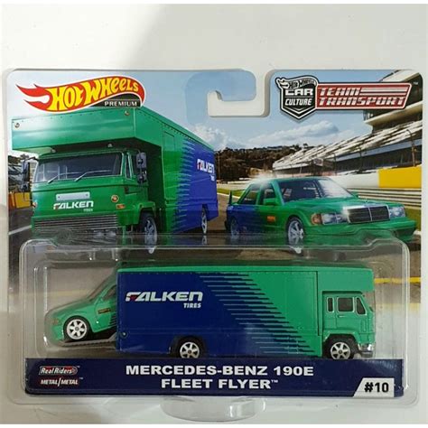 Hot Wheels Team Transport Mercedes Benz E Fleet Flyer Falken Shopee Malaysia