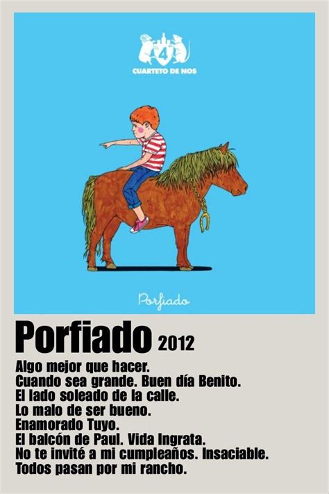 cuarteto de nos en 2025 | Cuarteto de nos, Póster de diseño gráfico