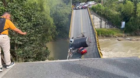 Colapsa Puente Sobre El Rio La Vieja Se Adelantará Indagación Preliminar A Entidades