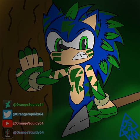 Sonic Prime Jungle Shatterverse Sonic By Orangesquidy64 On Deviantart