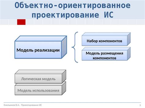 Объектно-ориентированное проектирование ИС. Модель реализации ...