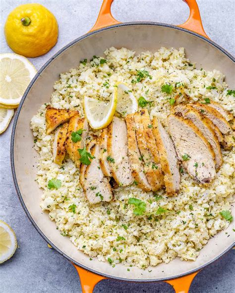 Pan Fried Lemon Garlic Chicken Breast Healthy Fitness Meals