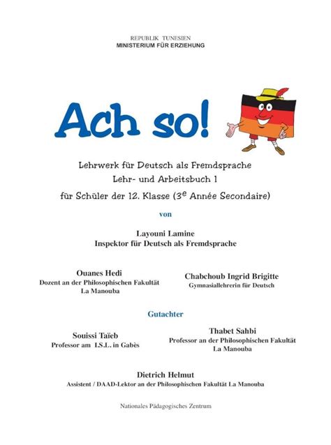 PDF Lehrwerk für Deutsch als Fremdsprache Lehr und cnp tn cnp