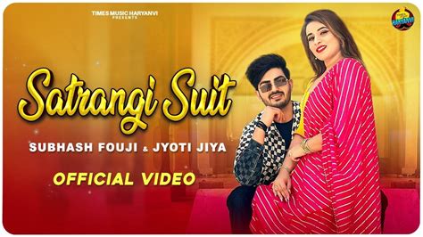 Discover The New Haryanvi Music Video For Satrangi Suit Sung By Subhash