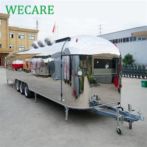 Wecare Custom Mobile Restaurant Car Pizza Fast Food Truck Stainless