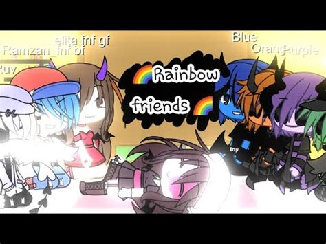 Fnf React To Rainbow Friends Fnfpart Youtube