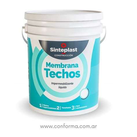 MEMBRANA TECHOS SINTEPLAST Comprar En Conforma Color