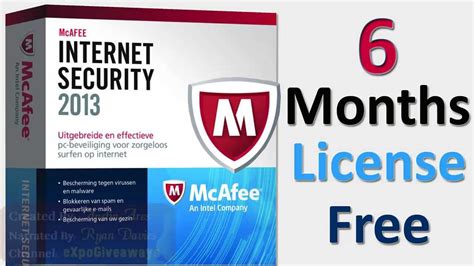 Mcafee Internet Security 2013 6 Months License Keyfree Mcafee