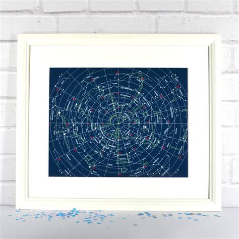 constellations star map print by mirrorin | notonthehighstreet.com