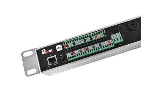 Гор блок розеток Rem-2MC, монит, управл, 1×32А, 3C13, 2C19, 19'', колодка