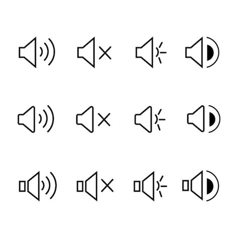 Premium Vector Speaker Line Icon Vector Illustration Isolated On A