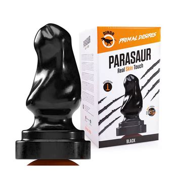 Plug XXL Parasaur Preto 32 Cm My Sex Shop