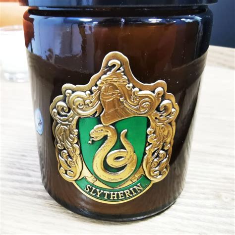 Harry Potter Bougie Avec Couvercle Serpentard Parfum Menthe Basilic