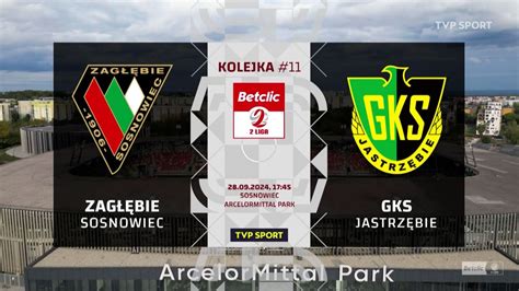 Zagłębie Sosnowiec GKS Jastrzębie Betclic 2 Liga mecz 11 kolejki