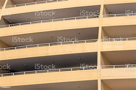 Lines And Patterns Of Levels Of Building Architecture Stock Photo