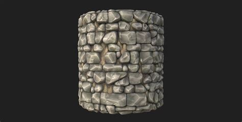 Stylized Rock Wall 01 Material Texture CGTrader