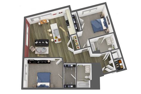 Floor Plans & Pricing | Studio 3807 Apartments