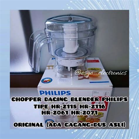 Jual Original Chopper Daging Philips Blender Daging Penggiling Daging