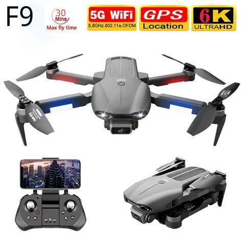 Mini F9 Drone C Mera Dupla HD Fotografia A Rea Profissional Motor