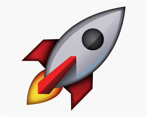 Rocket Emoji Transparent , Free Transparent Clipart - ClipartKey