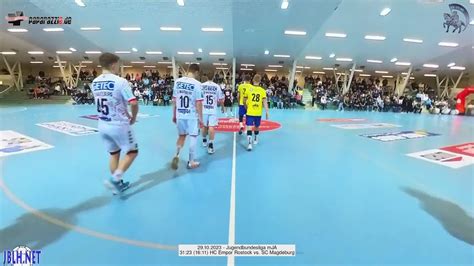 31 23 16 11 HC Empor Rostock Vs SC Magdeburg 29 10 2023 YouTube