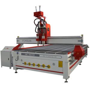 Two Spindles Cnc Router Machine With Double Rotary Axis Forsun