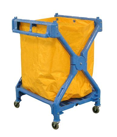 Folding Laundry Cart With Wheels-Perfect for Nursing Homes