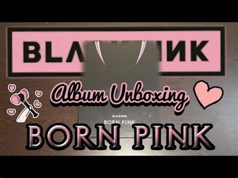 Blackpink Born Pink Album Unboxing Blackpink Youtube