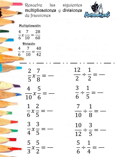 Ficha Online De Multiplicaciones Y Divisiones Para Secundaria Puedes