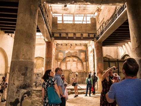 Visite guidée d Herculanum en petit groupe français Billet coupe file