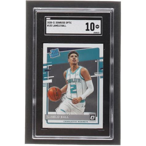 LaMelo Ball 2020 21 Donruss Optic 153 RR RC SGC 10 Pristine Auction