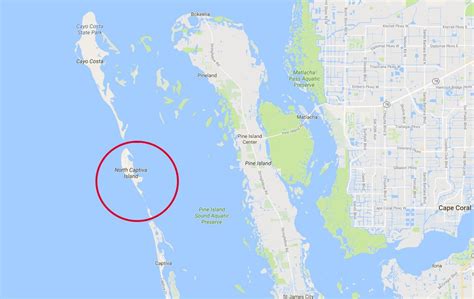 north-captiva-island-map - Sanibel Real Estate Guide