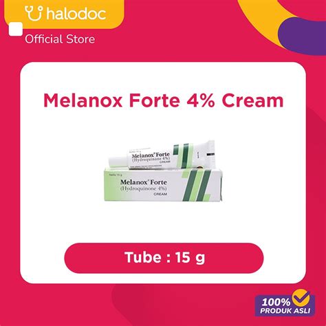 Jual Melanox Forte 4 Cream 15 G Shopee Indonesia