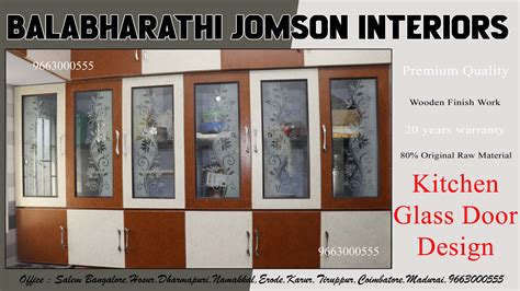 Modular Kitchen Glass Door Design 9663000555