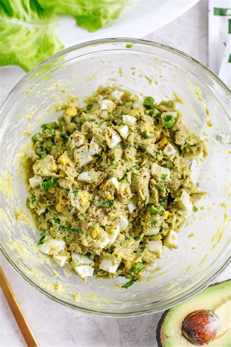 Tuna Avocado Egg Salad - Eat Yourself Skinny