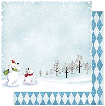 Papier Scrapbooking Hiver