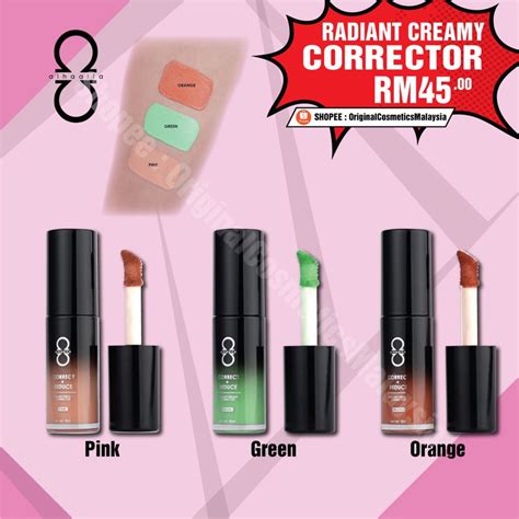 Alha Alfa Corrector Orange Green Pink Super Full Coverage Tahan Lama