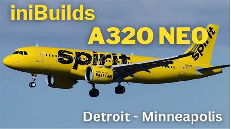 Inibuilds A Neo Kdtw Kmsp Detroit Minneapolis Msfs Youtube