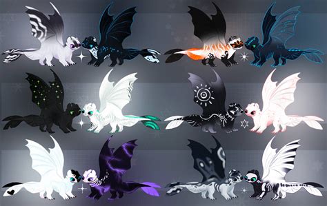 Closed Night Light Fury By Topolok On Deviantart