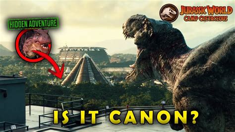 Is Hidden Adventure Canon To The Jurassic Timeline Jurassic World Camp Cretaceous Youtube