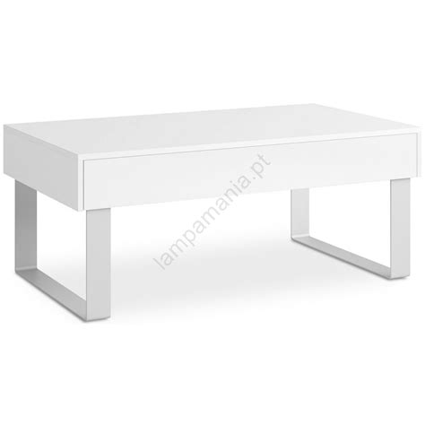 Mesa De Centro Pavo X Cm Branco Lampamania