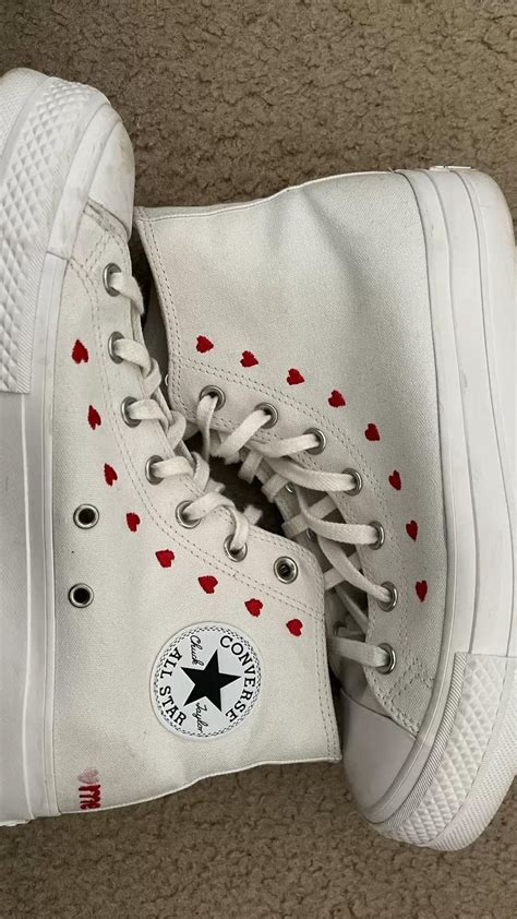 Valentines Day Heart Converse Heart Shoes Love Shoe Game