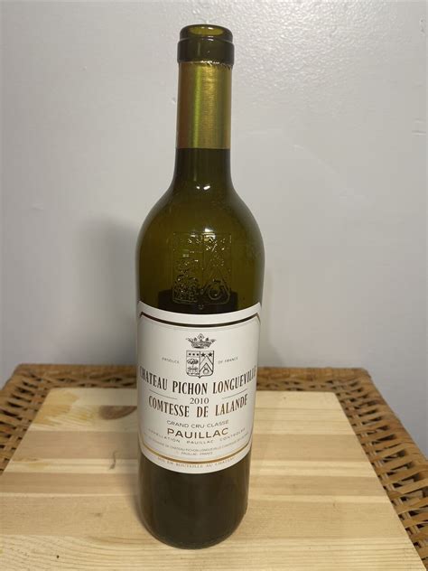 Chateau Pichon Longueville Comtesse De Lalande Empty Bottle No