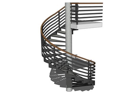 383 Spiral Staircase Sketchup Model Free Download | Spiral staircase ...